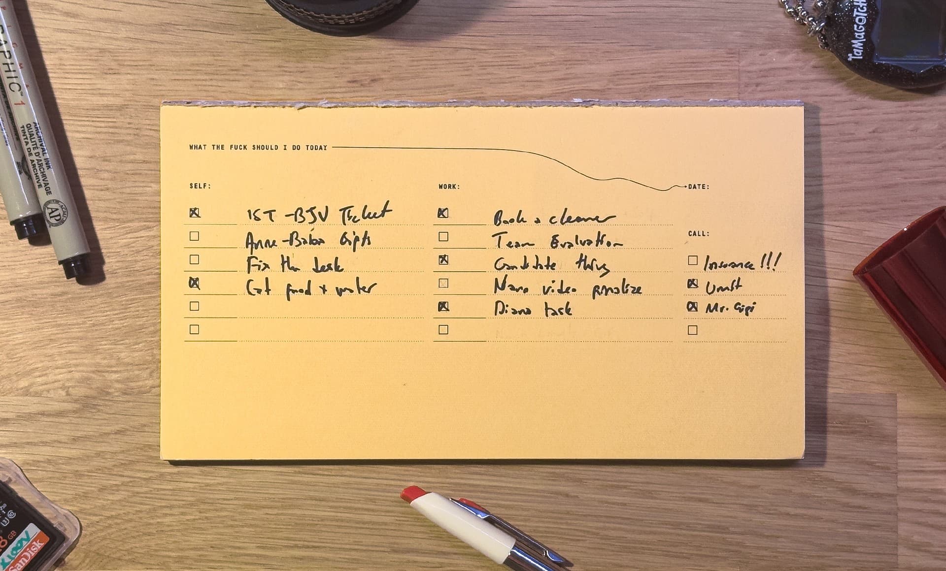 WTFSIDT Daily Planner 3